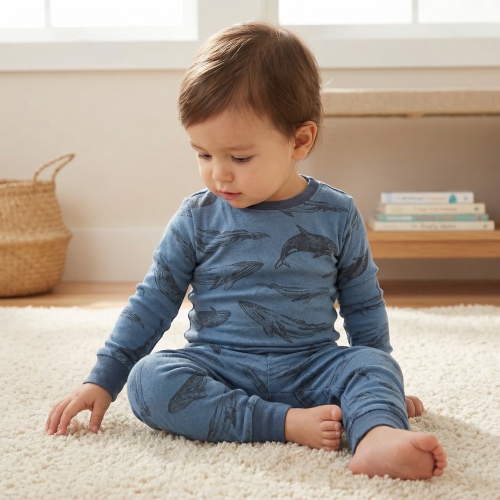 Toddler cotton pajama set for 12 month old